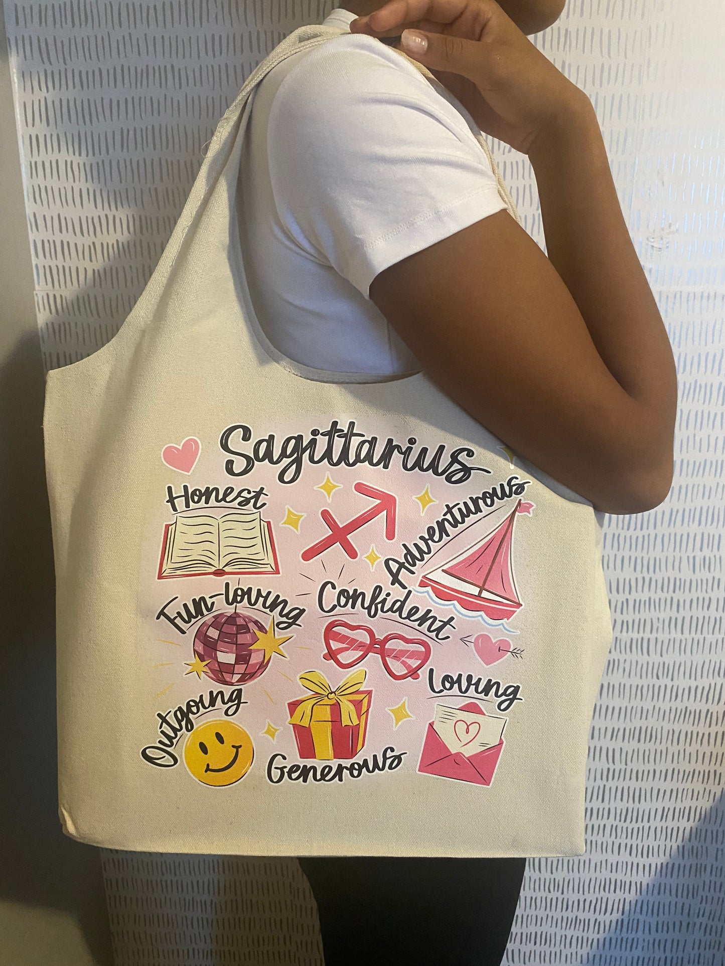 Sagittarius tote bag