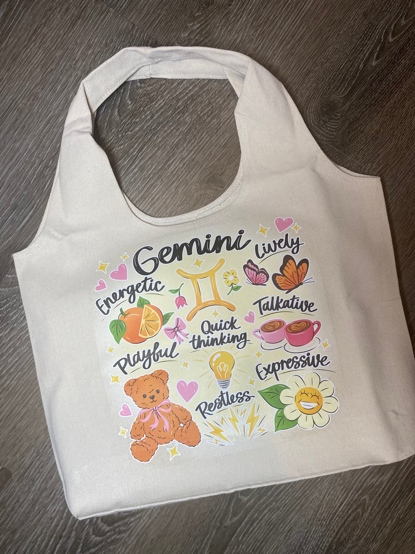 Gemini tote bag