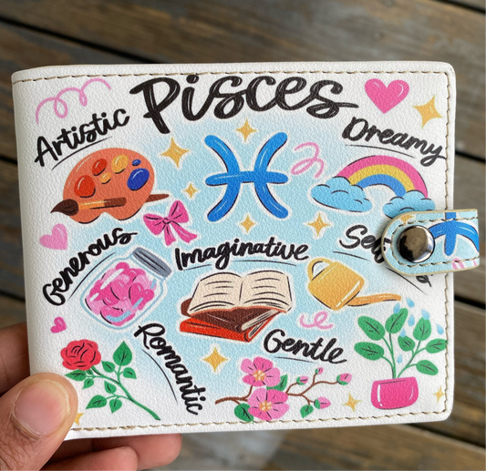 Pisces zodiac sign wallets