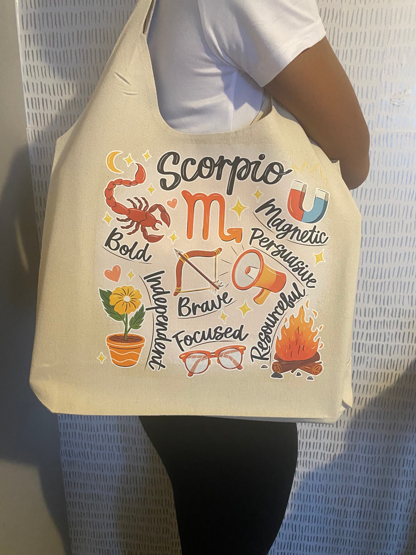 Scorpio tote bag