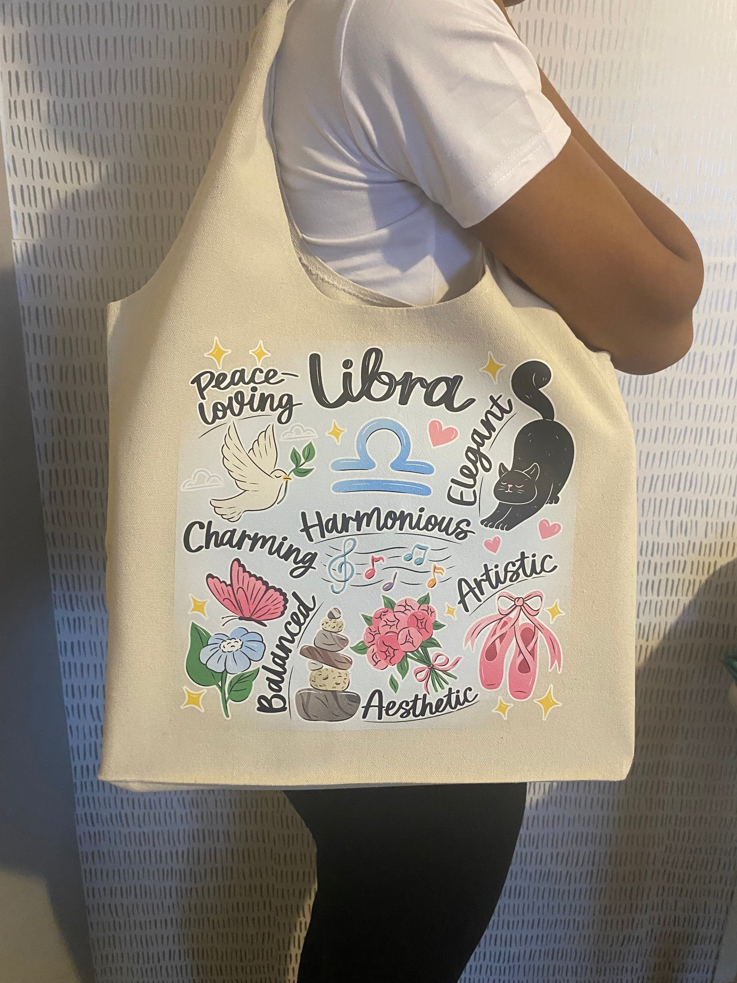 Libra tote bag