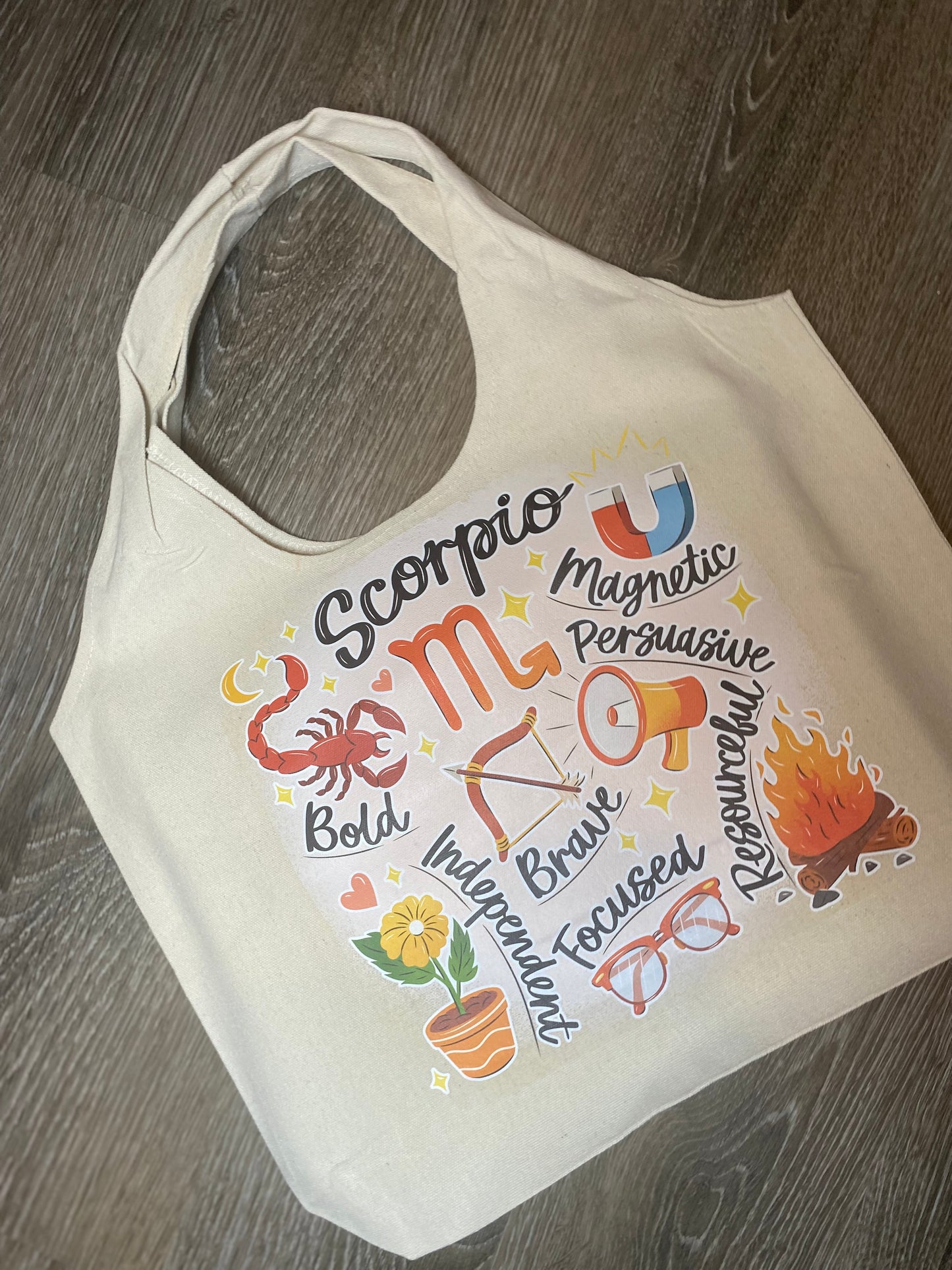 Scorpio tote bag