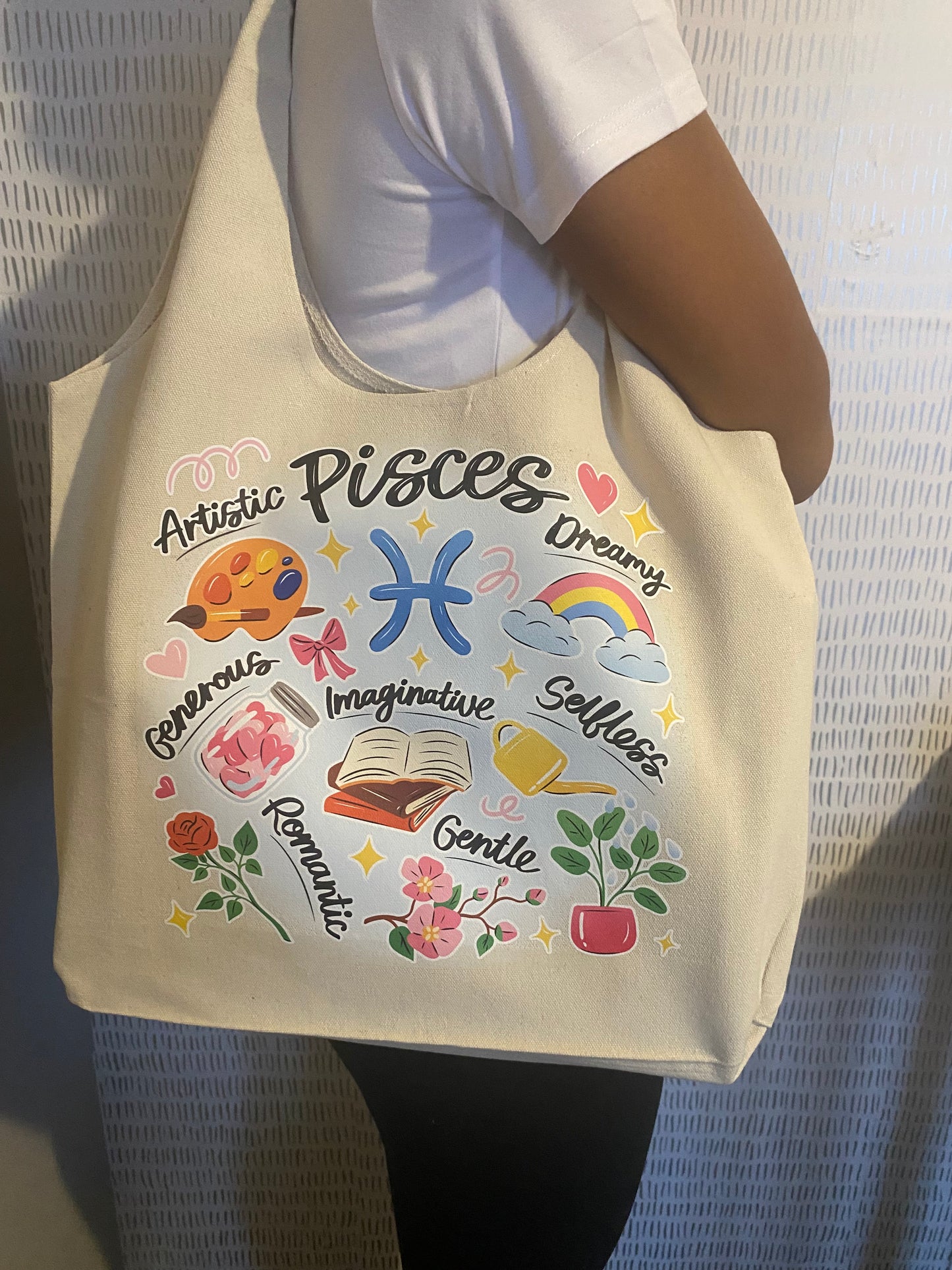 Pisces tote bag