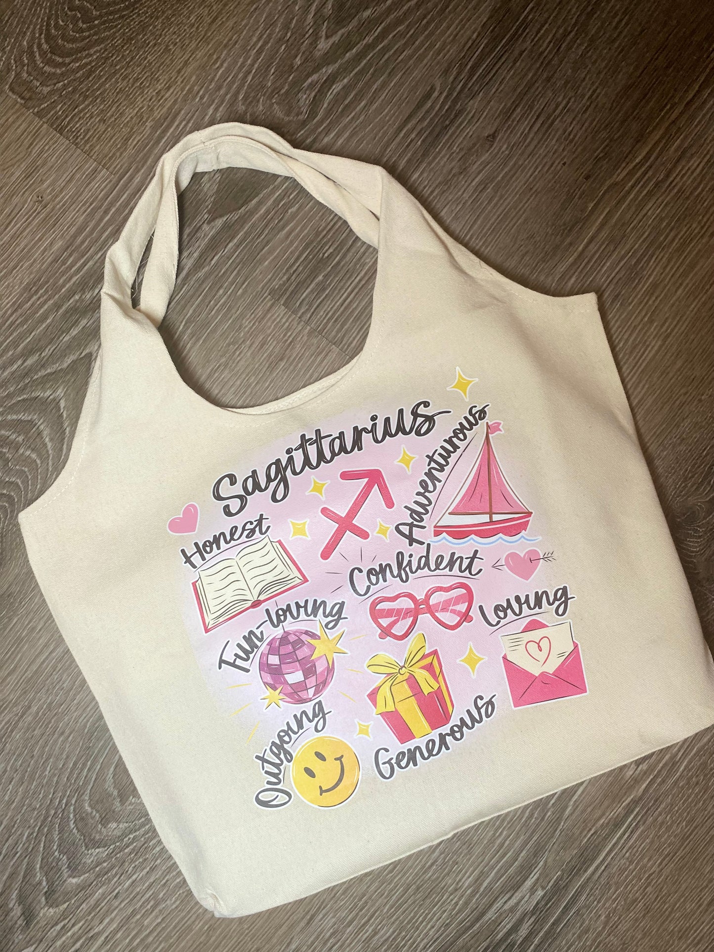 Sagittarius tote bag