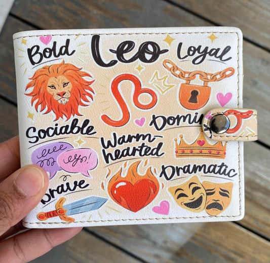 Leo zodiac wallets