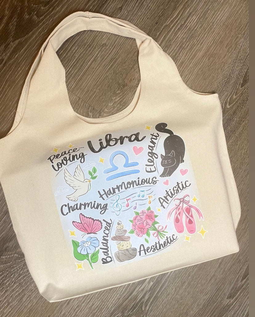 Libra tote bag