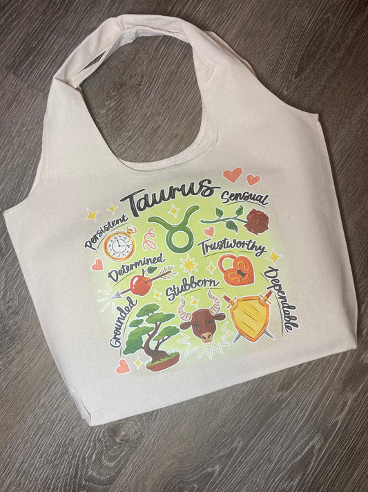 Taurus tote bags