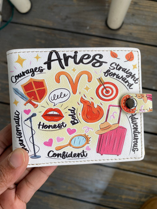 Aries zodiac wallets